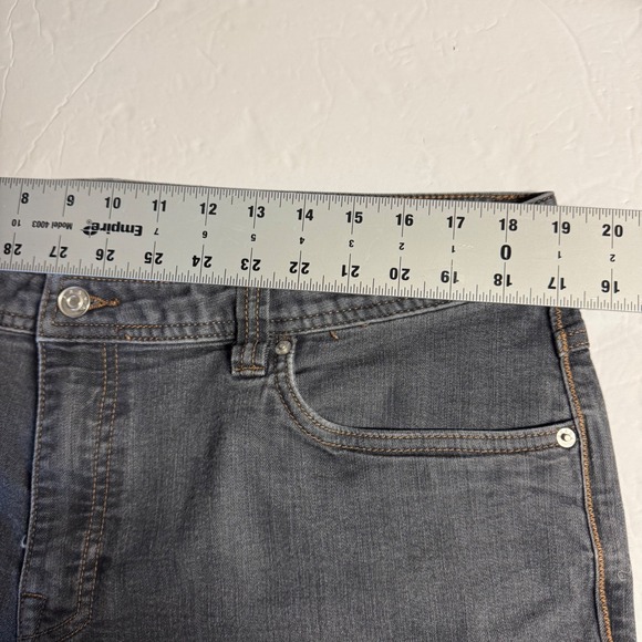 Prana Slim Fit Gray‎ Denim Jeans Comfort Stretch Casual Pants 38x32 - Picture 8 of 11